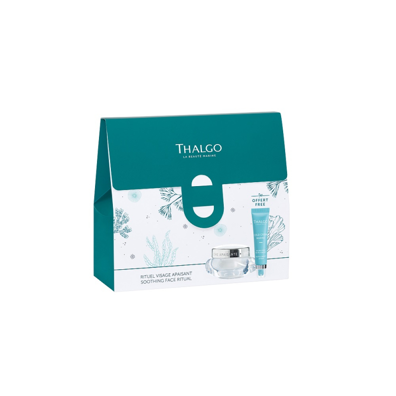  Набор-дуэт для чувствительной кожи: Успокаивающий увлажняющий крем 50 мл + Восстанавливающий Бальзам для Питания и Комфорта Губ, 15 мл 